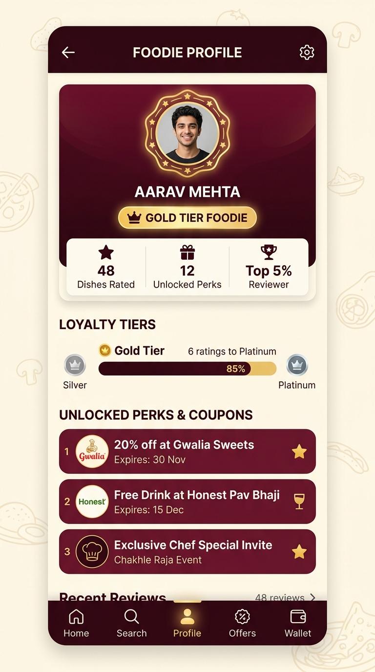 Chakhle Raja Loyalty Rewards Mobile Screen